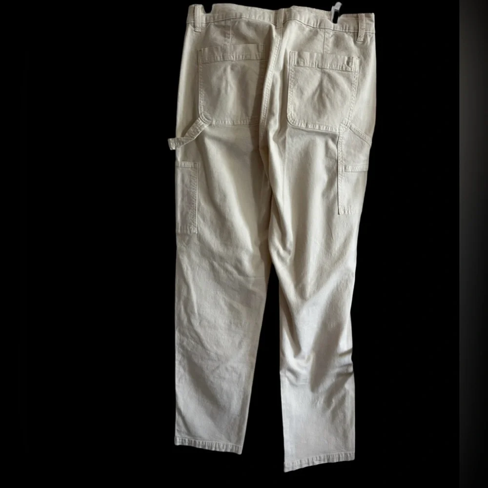 American Eagle Outfitters Cream Cargo Pants - Picture 3 of 5